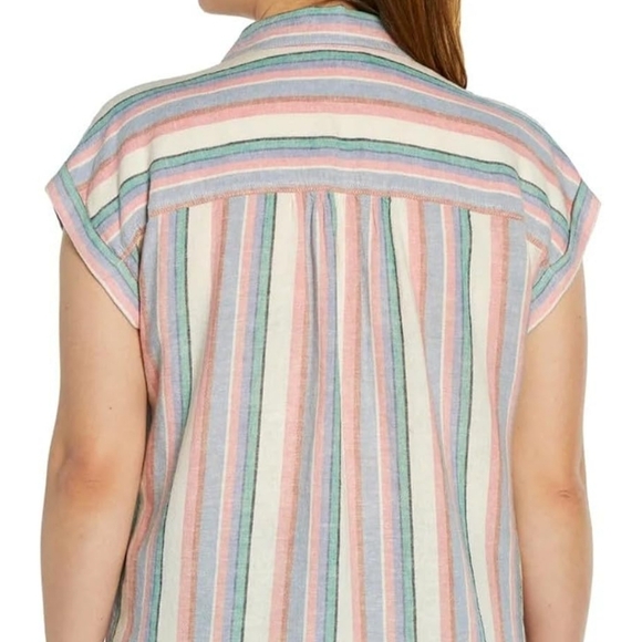 ORVIS WOMEN'S STRIPED TOP. SIZE LARGE.  NWT. - Picture 3 of 3